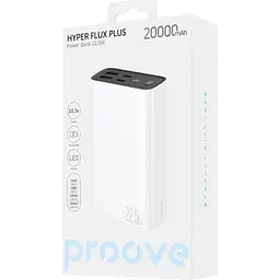 Портативний акумулятор Proove Hyper Flux Plus 22.5W 20000mAh white (PBF222120002) - мініатюра 3