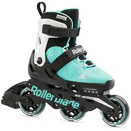Дитячі ролики Rollerblade Microblade 3WD 36,5-40 Білий-Блакитний