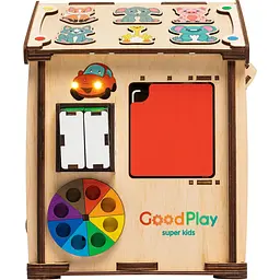 Бізібудинок GoodPlay Всезнайка з LED підсвічуванням 24х24х30 см (691407) - мініатюра 5