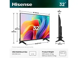 Телевізор Hisense 32A4S - мініатюра 3