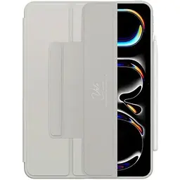 Чохол Spigen Air Skin OneTap Gray для iPad Pro 13" M4 (2024) (ACS08489) - мініатюра 2