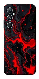 TPU чохол Demsky Black red marble для Realme C65 4G