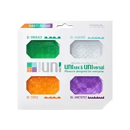 Набор мастурбаторов Tenga UNI Variety Pack, 4 шт