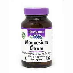 Вітаміни та мінерали Magnesium Citrate, 60 капсул Bluebonnet Nutrition fit0017543