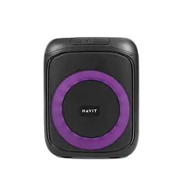 Портативна колонка HAVIT SQ146BT 60W RGB Black HAVIT (28943-000) - мініатюра 4