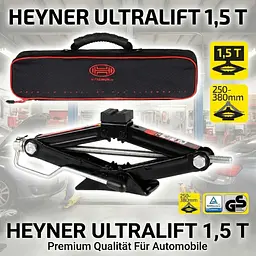 Домкрат механічний ромбоподібний Heyner UItraLift 1.5 т (347150) - мініатюра 2