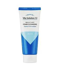 Зволожуюча пінка для вмивання Vita Solution 12 Moisture Foam Cleansing Jigott 180 мл