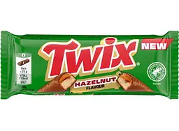 Шоколадний батончик Twix Hazelnut Flavour 46 г