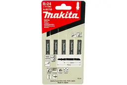 Набір полотен HSS для лобзика по металу Makita A-85759 (5 шт)