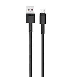 USB Кабель XO NB-Q166 MicroUSB 5A 1.0m Чорний