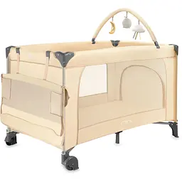 Дитячий манеж MoMi Belove Plus Beige (LOZE00026) - мініатюра 2