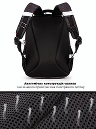 Шкільний рюкзак з ортопедичною спинкою для хлопчика School Standard 475 гр 17,5 л Чорний - мініатюра 5