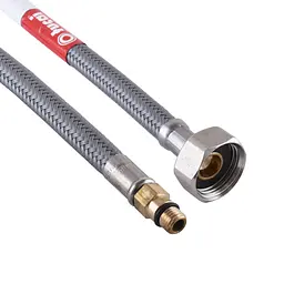 Шланг для змішувача Tucai М8х1/2″ 1,0м. антикорозія TAQ Mini AСB 206430 (короткий штуцер)