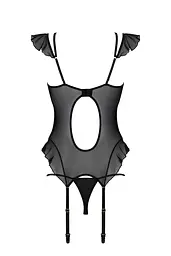 Корсет та стрінги Casmir Kitasana S/M чорний - мініатюра 5