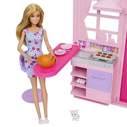 Портативний будиночок для ляльки Barbie Вихідні за містом (JMD27) - мініатюра 4