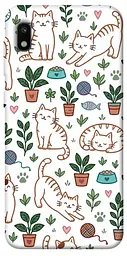 TPU чохол Demsky Cats pattern для Samsung Galaxy A10 (A105F)