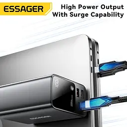 Акумулятор зовнішній Essager F3002 Series 27000mAh Large Capacity Power Bank 220W - мініатюра 5
