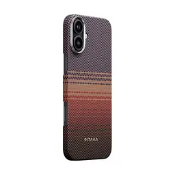 Карбоновий чохол Pitaka Tactile Woven Case Sunset для iPhone 16 (KI1601U) - мініатюра 2