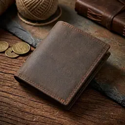 Гаманець чоловічий 14429 vintage стиль Vintage коричневий - мініатюра 4