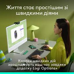 Мишка Logitech POP Mouse With Emoji Bluetooth Graphite (910-007412) - мініатюра 4