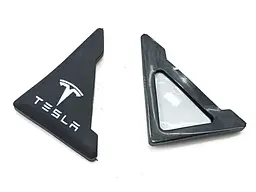 Захист кутів дверей Tesla 2 шт Гумові 45х58х47 мм на скотчі Чорні Посилені (протиударні чохли від сколів) - мініатюра 2