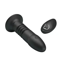 Анальна пробка Mr. Play Remote Control 13.8 см (чорний) - мініатюра 5