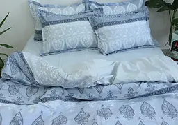 Комплект постільної білизни з компаньйоном (R-T9260) Євро TAG tekstil pbe0036955 - мініатюра 3