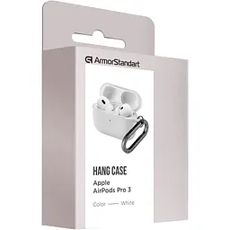 Чохол ArmorStandart Hang Case для Apple AirPods Pro 3 White (ARM88284) [149507] - мініатюра 3