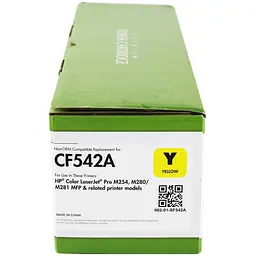 Картридж Static Control для HP CF542A (203A) yellow (002-01-SF542A) - мініатюра 3