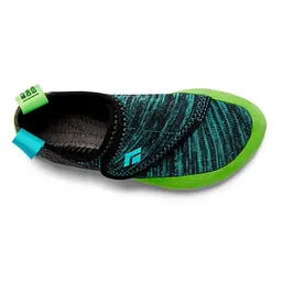 Скельні дитячі туфлі Black Diamond Kids' Momentum 28 Чорний-Салатовий - мініатюра 2