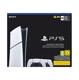 Консоль Sony PlayStation 5 Slim Digital Edition 1TB + 2 Геймпада бездротових DualSense White + Зарядний пристрій + гарантія Б/В - мініатюра 5