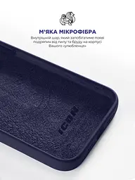 Силиконовый чехол с MagSafe для Apple iPhone 14 Pro, ICON2 MagCase, фиолетовый, противоударный, панель с мягкой подкладкой, защита всего корпуса, поддержка беспроводной зарядки, совместим с защитными стеклами и пленками, ArmorStandart (ARM68403) - мініатюра 7