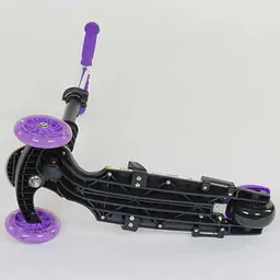 Самокат дитячий Best Scooter 59х15х29 см Фіолетово-білий 000231497 - мініатюра 5