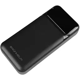 Портативна батарея Grunhelm GP-20BQC Power Bank 20.000 mAh чорна (137530) - мініатюра 2