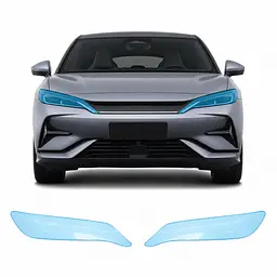 Антигравійна захисна бронеплівка за лекалами для BYD Song L I 2024- оптика (фари та ПТФ)