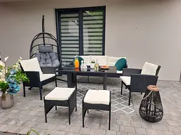 Комплект меблів GardenLine VADUZ чорний