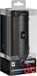 Акустична система 1.0 Defender Enjoy S500 Black 10W BT/FM/TF/USB/AUX (65682) - мініатюра 2
