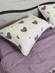 Постільна білизна євро з літньою ковдрою муслін Koloco Print 2 20877 200х230 см - мініатюра 6