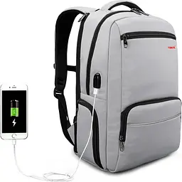 Рюкзак Tigernu T-B3319 15.6` Silver/Grey [121156] - мініатюра 4
