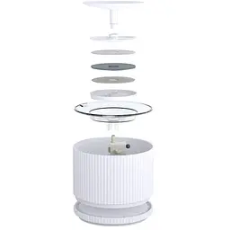Розумна поїлка дозатор води для тварин Youpin Furrytail Clear Drinking Fountain White XCD1201801 US Plug - мініатюра 4