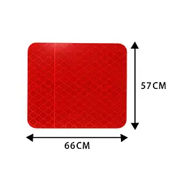 Світловідбивна наклейка на заднє крило для самокату Xiaomi Pro 2 Red UKC UY670900 - мініатюра 3