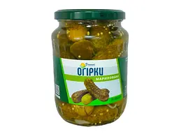 Огірки Домашні продукти 680г Пікулі мариновані 1,5-4см 720мл/