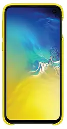 Чохол шкіряний протиударний оригінальний Official Leather Cover EF-VG970LYEGRU для Samsung Galaxy S10e Yellow - мініатюра 4