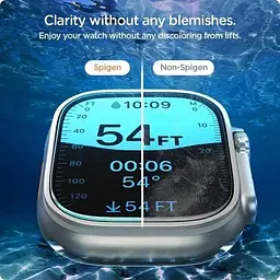 Захисне скло Spigen Tempered Glass Screen Protector GlasTR EZ FIT Transparency (2 Pack) для Apple Watch Ultra/Ultra 2 49mm (AGL05556) - мініатюра 6