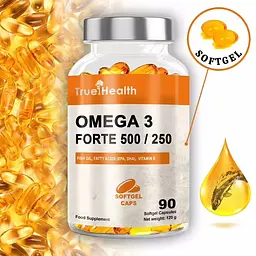 Риб'ячий жир True Health Omega 3 Forte 500/250, 90 капсул - мініатюра 2