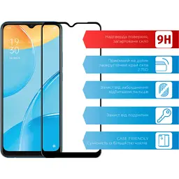Скло захисне ACCLAB Full Glue Oppo A15 (1283126510991) - миниатюра 2