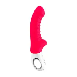 Вібратор для точки G Fun Factory TIGER india red, ребристий, підходить для анальної стимуляції - мініатюра 4