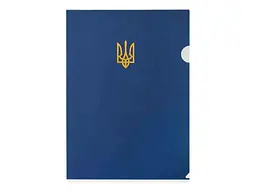 Папка-куточок BUROMAX A4 темно-синій UKRAINE BM.3971-03