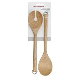 Набір ложок для салату KitchenAid Coreline, 2 шт, 30 см, береза (KQR713OHE) - мініатюра 2