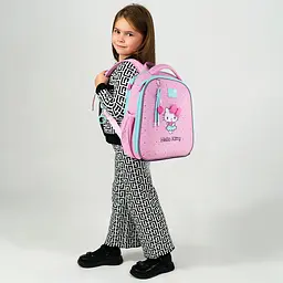Рюкзак для початкової школи Kite Education каркасний 555 HK-1 Рожевий (HK26-555S-1) - мініатюра 15
